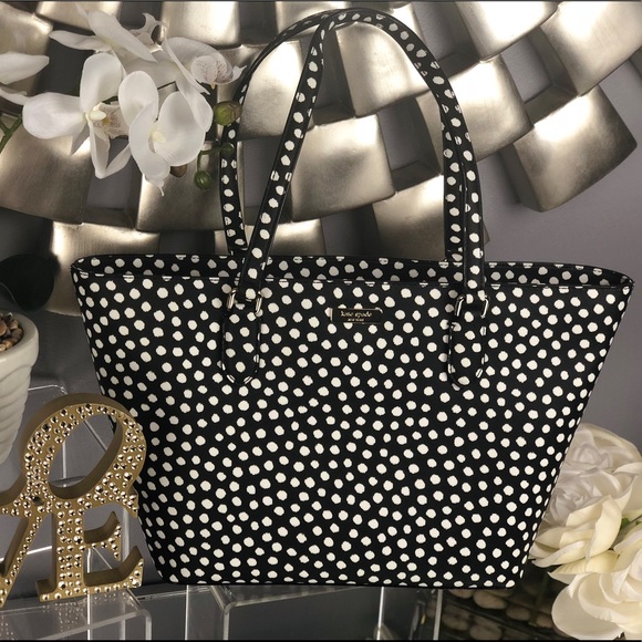 Kate Spade Small Dally Laurel Way Dot Tote Bag - Picture 2 of 7